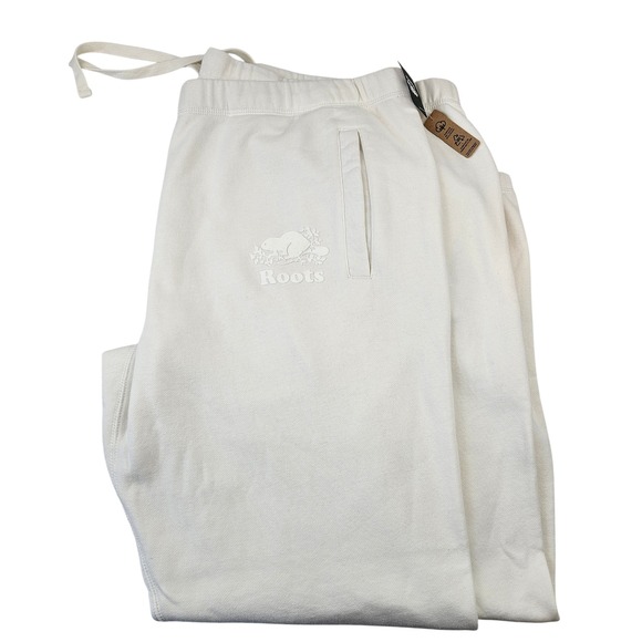 Roots Other - Roots original sweatpant egret white drawstring nwt, size 3X